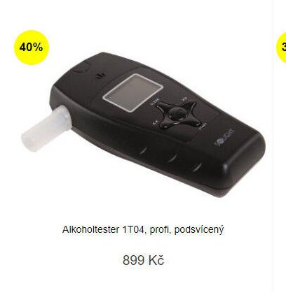Alkoholtester 1T04, profi, podsvícený
