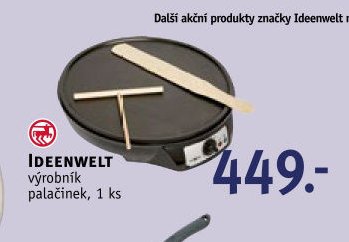 IDEENWELT výrobník palačinek - ROSSMANN drogerie aktualniletaky.eu