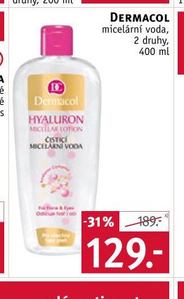 Dermacol Hyaluron Micellar Lotion
