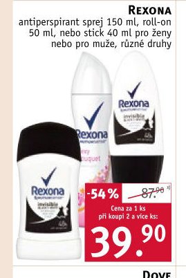 REXONA antiperspirant
