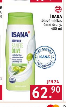 ISANA tělové mléko