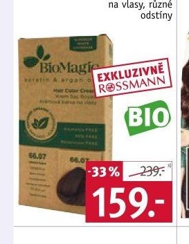 Biomagics přírodní krémová barva na vlasy