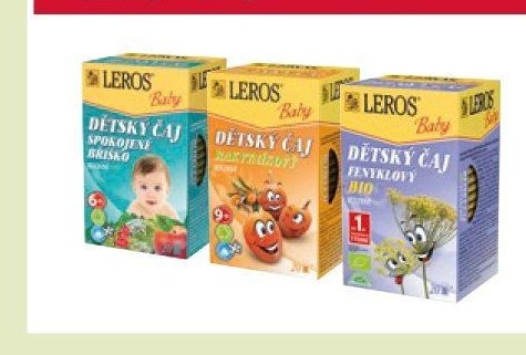 LEROS Baby dětské čaje