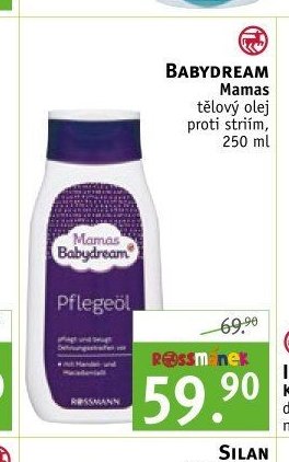 BABYDREAM Mamas tělový olej proti striím