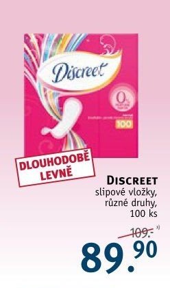 DISCREET slipové vložky, 100 ks