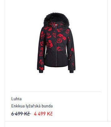 Luhta Enkkua lyžařská bunda