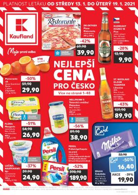 aktuální leták Kaufland 13.1.2021-19.1.2021