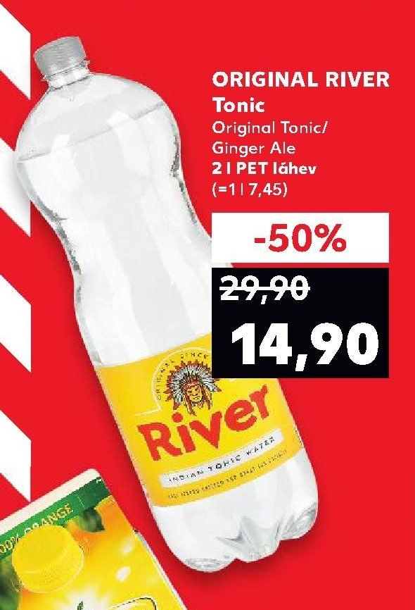 ORIGINAL RIVER Tonic 2 l PET láhev