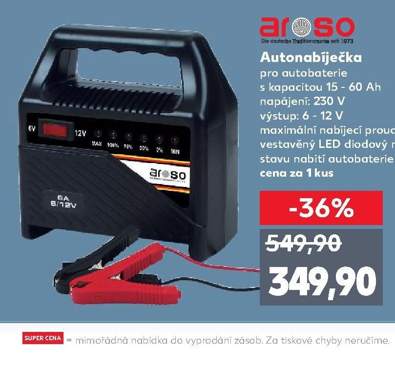Aroso Autonabíječka 6 A
