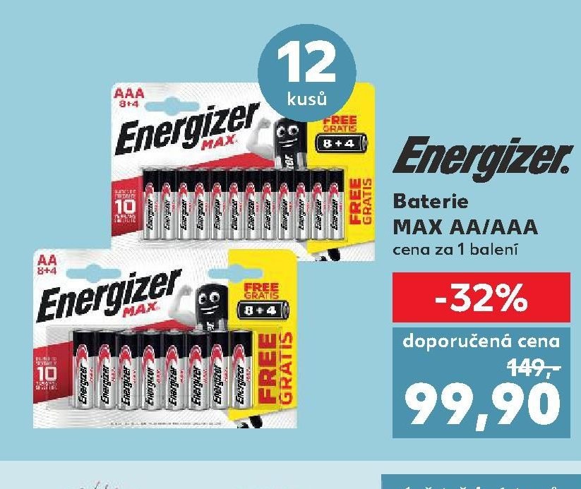 Baterie MAX AA/AAA