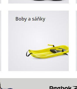 Boby a sáňky