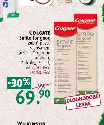 Colgate Smile for good zubní pasta