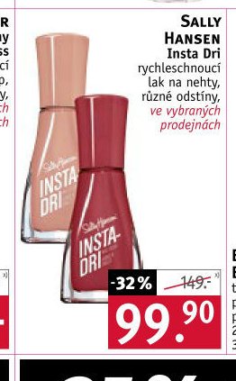Sally Hansen Insta Dri lak na nehty