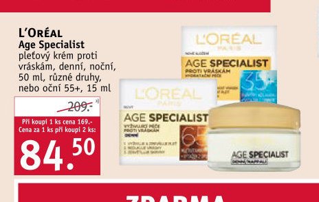 L'ORÉAL Age Specialist pleťový krém