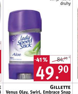 LADY SPEED STICK antiperspirant