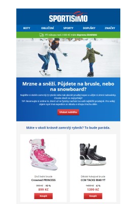 aktuální leták Sportisimo 17.1.2021-22.1.2021