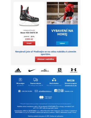 aktuální leták Sportisimo 17.1.2021-22.1.2021
