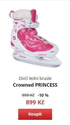 Dívčí lední brusle Crowned PRINCESS