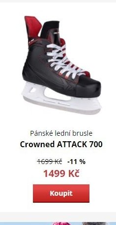 Pánské lední brusle Crowned ATTACK 700