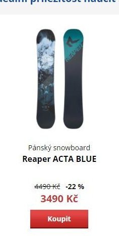 Pánský snowboard Reaper ACTA BLUE