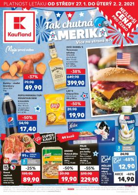 aktuální leták Kaufland 27.1.2021-2.2.2021
