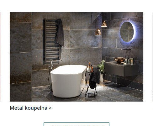 Metal koupelna