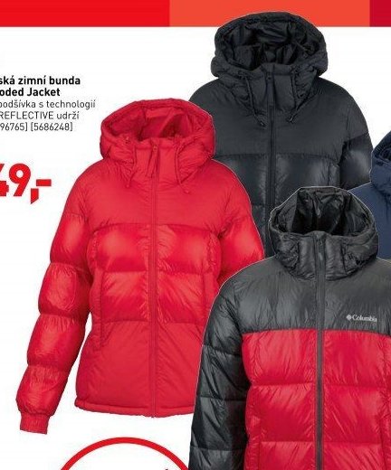 Columbia Pánská/dámská zimní bunda Pike Lake Hooded Jacket