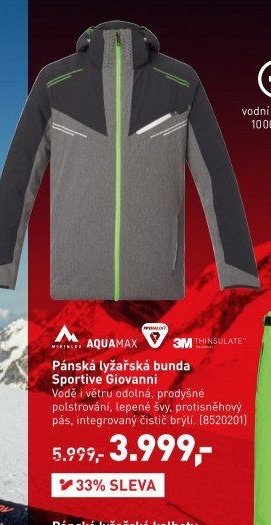 Pánská lyžařská bunda Sportive Giovanni