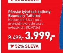 Pánská lyžařské kalhoty Boundary Tailored