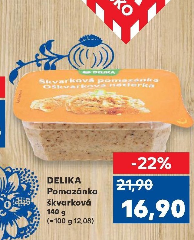 Delika Pomazánka škvarková