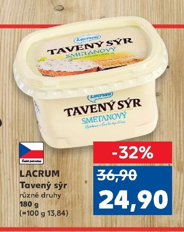 Lacrum Tavený sýr různé druhy