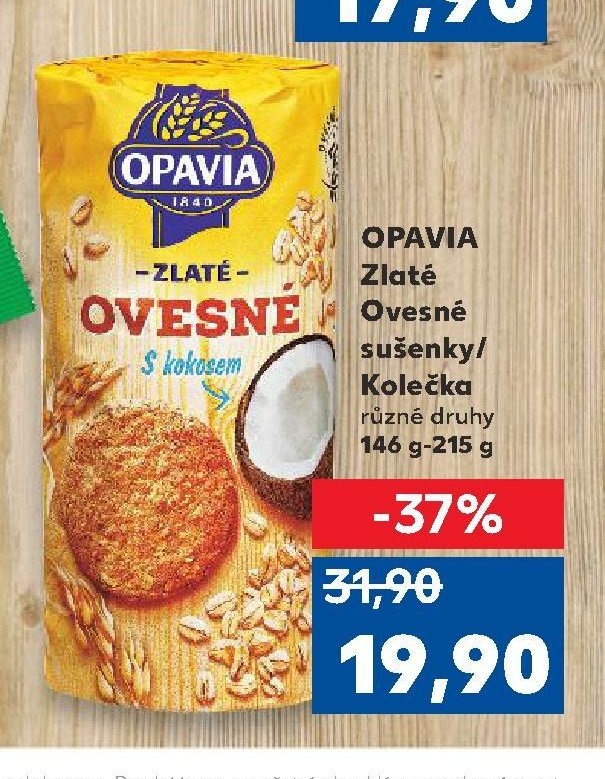 OPAVIA Zlaté Ovesné sušenky/Kolečka