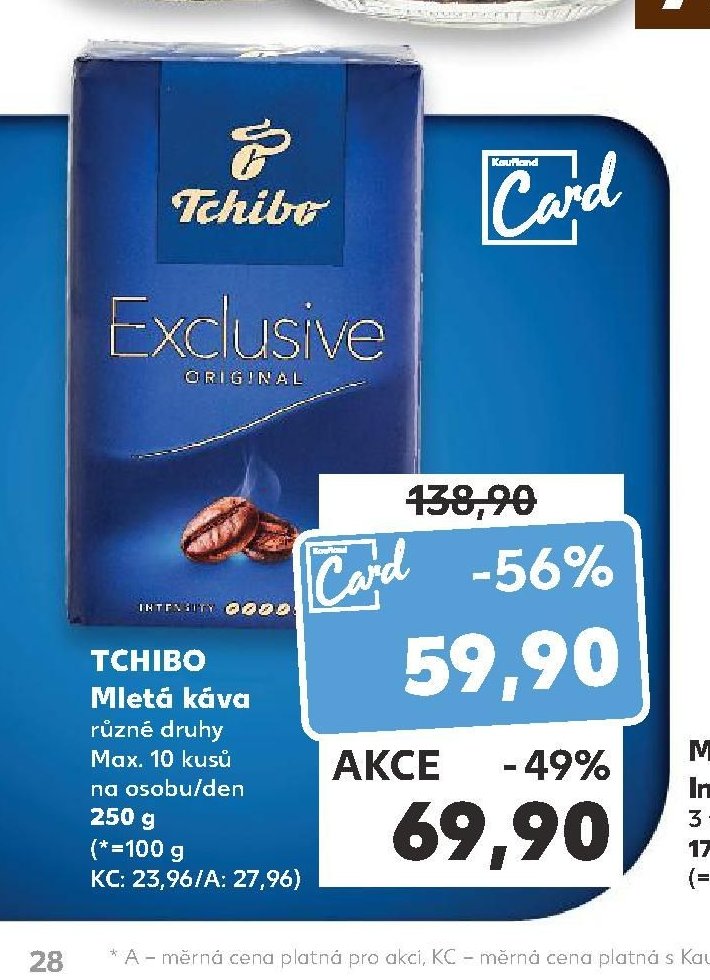 TCHIBO Mletá káva