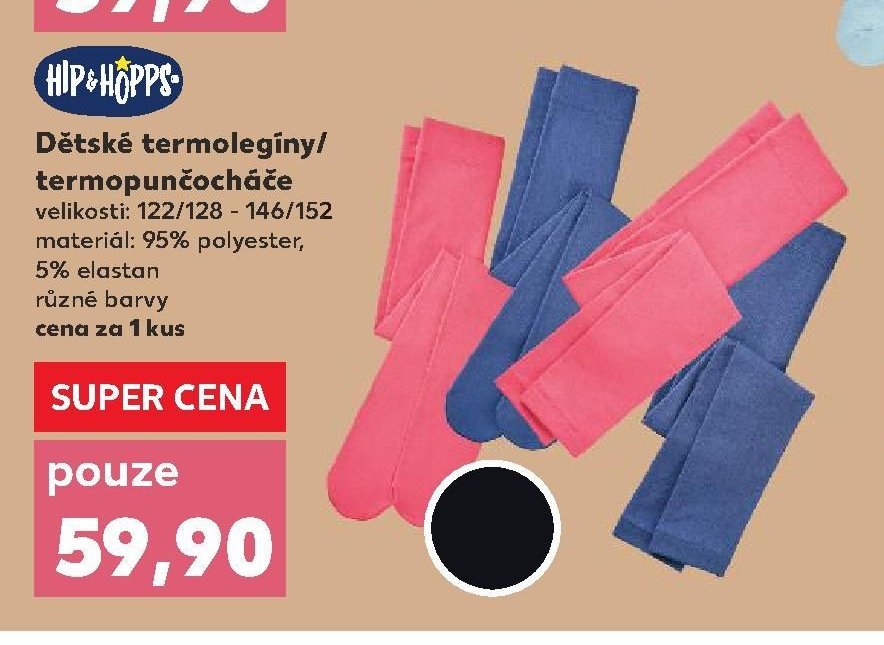 Dětské termolegíny/termopunčocháče