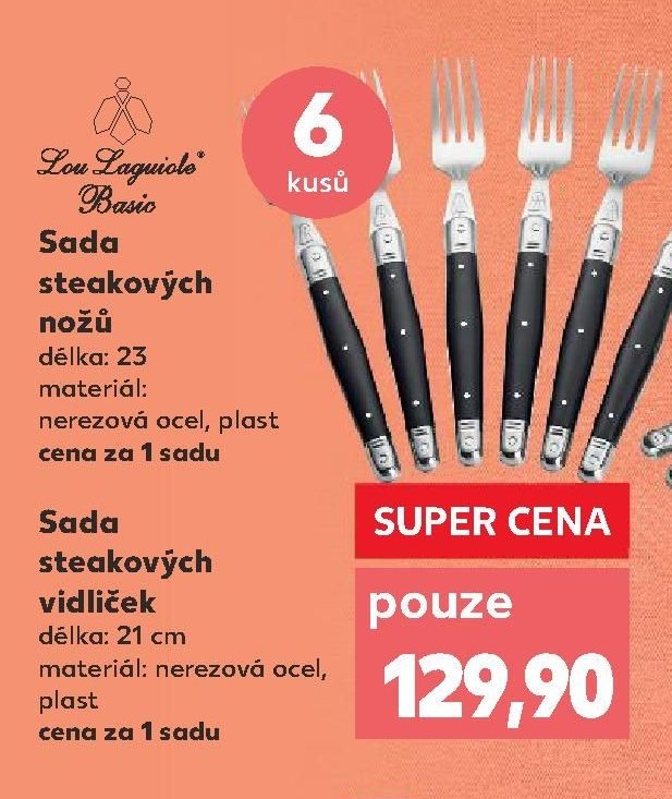 Sada steakových vidliček