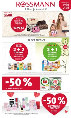 aktuální leták ROSSMANN drogerie 3.2.2021-16.2.2021