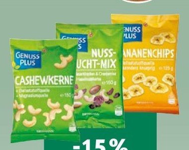 Genuss Plus oříšky a suché plody