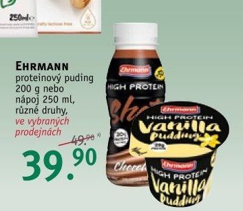 Ehrmann proteinový puding