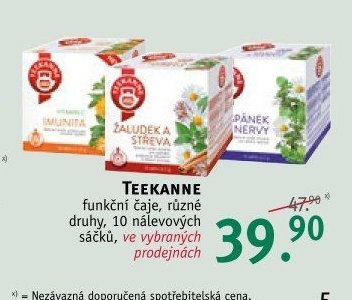 Teekanne funkční čaje