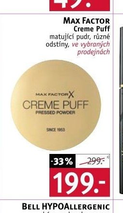 Max Factor Creme Puff pudr