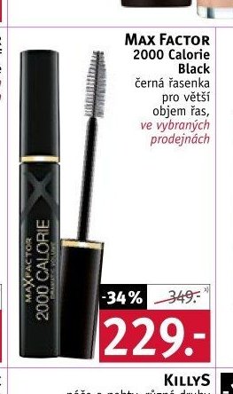 Max Factor 2000 Calorie Black řasenka