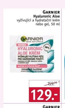 Garnier Hyaluronic Aloe vyživující a hydratační krém nebo gel