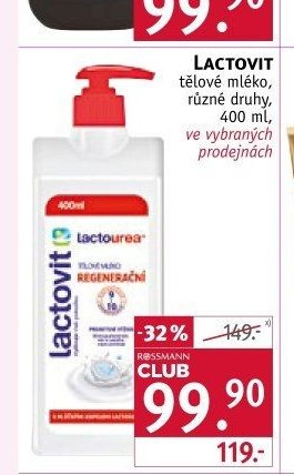 Lactovit tělové mléko