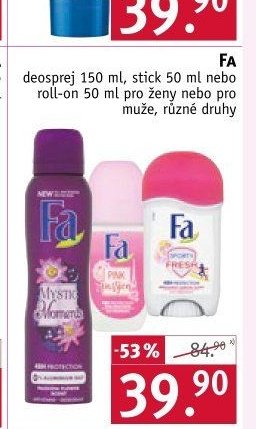 Fa deosprej, stick nebo roll-on