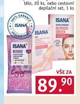 Isana depilační pásky nebo set