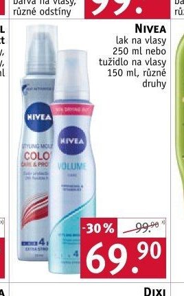 NIVEA lak nebo tužidlo na vlasy