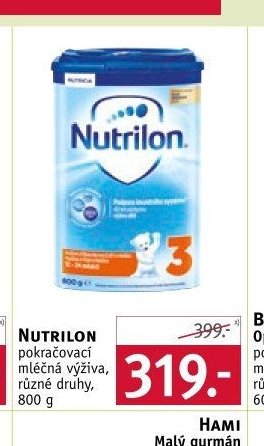 NUTRILON pokračovací mléčná výživa