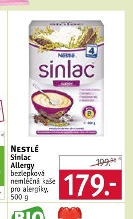 NESTLÉ Sinlac Allergy bezlepková nemléčná kaše