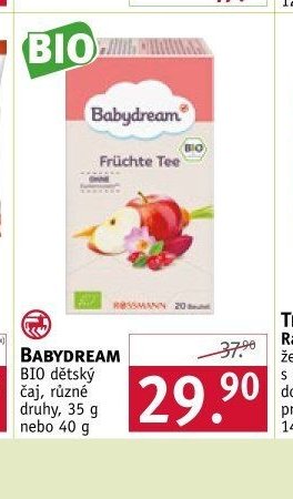 BABYDREAM BIO dětský čaj