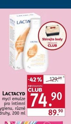 Lactacyd mycí emulze pro intimní hygienu